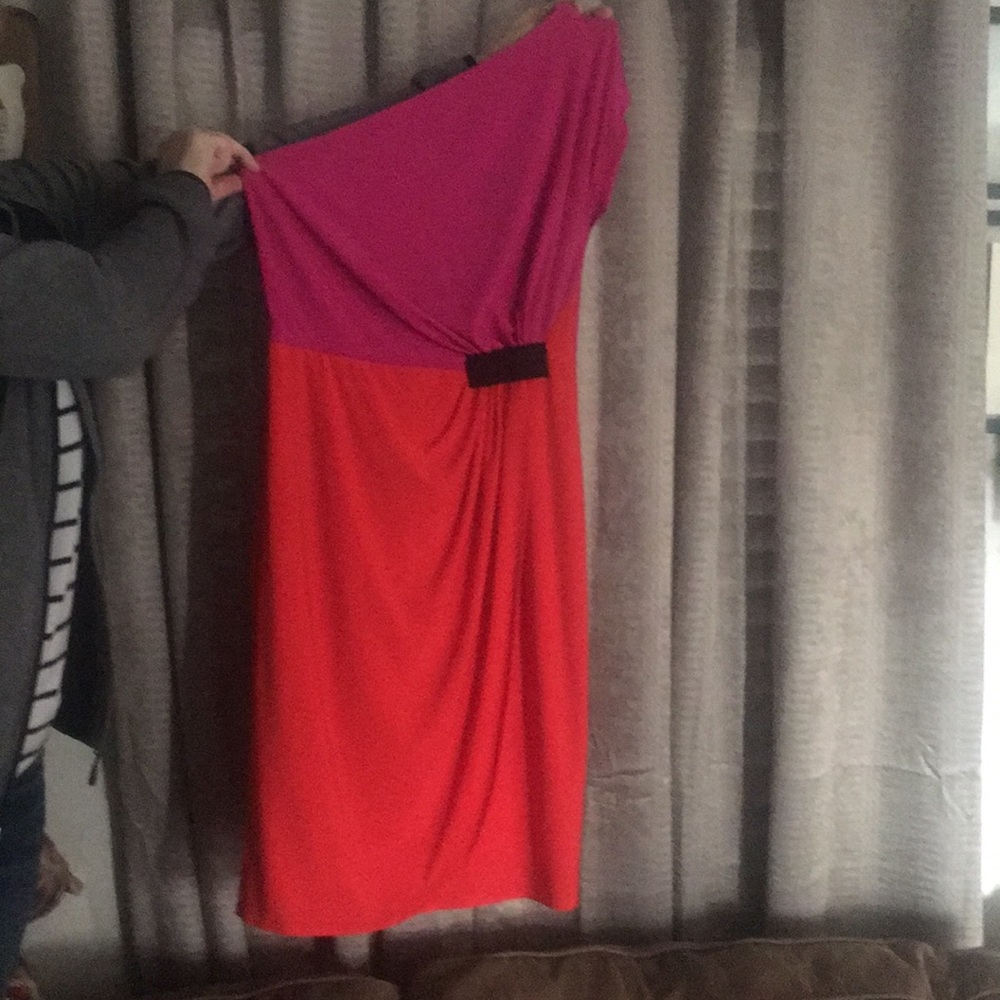 One shoulder dress